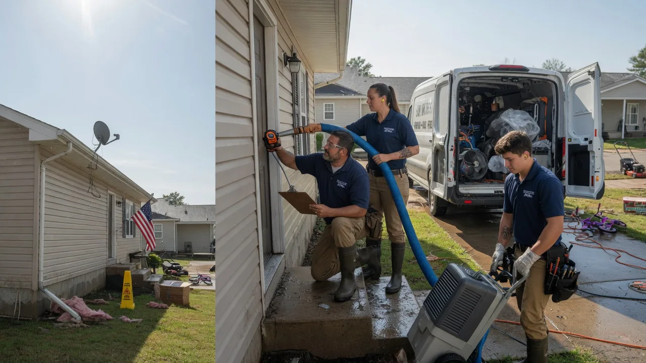 Ceiling Water Damage Restoration in Delafield, WI near me